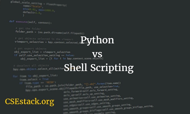 Should I Learn Python Or Shell Scripting Difference Between Two 